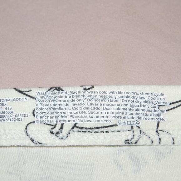 Wonder Nation White Doodle Print Girls Casual Leggings - Picture 6 of 6